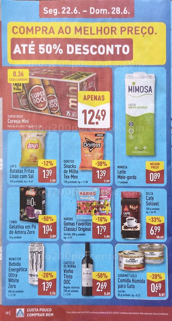 Antevisão Folheto ALDI Promoções de 22 a 28 junho